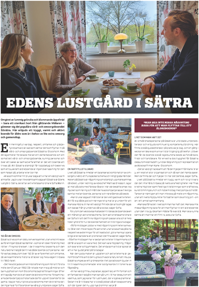 Annons Edsätra i SVD