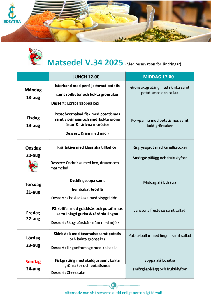 Matsedel v.34 2025 PNG