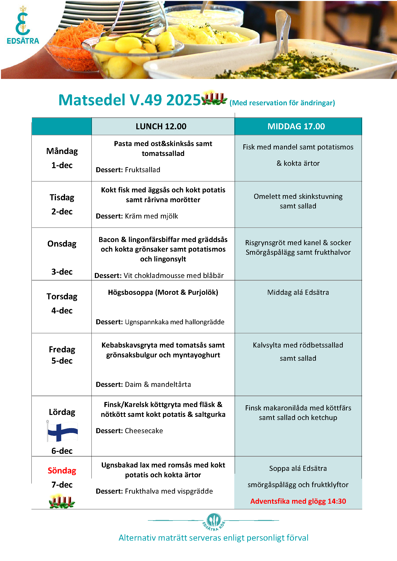 Matsedel v.49 PNG 2025