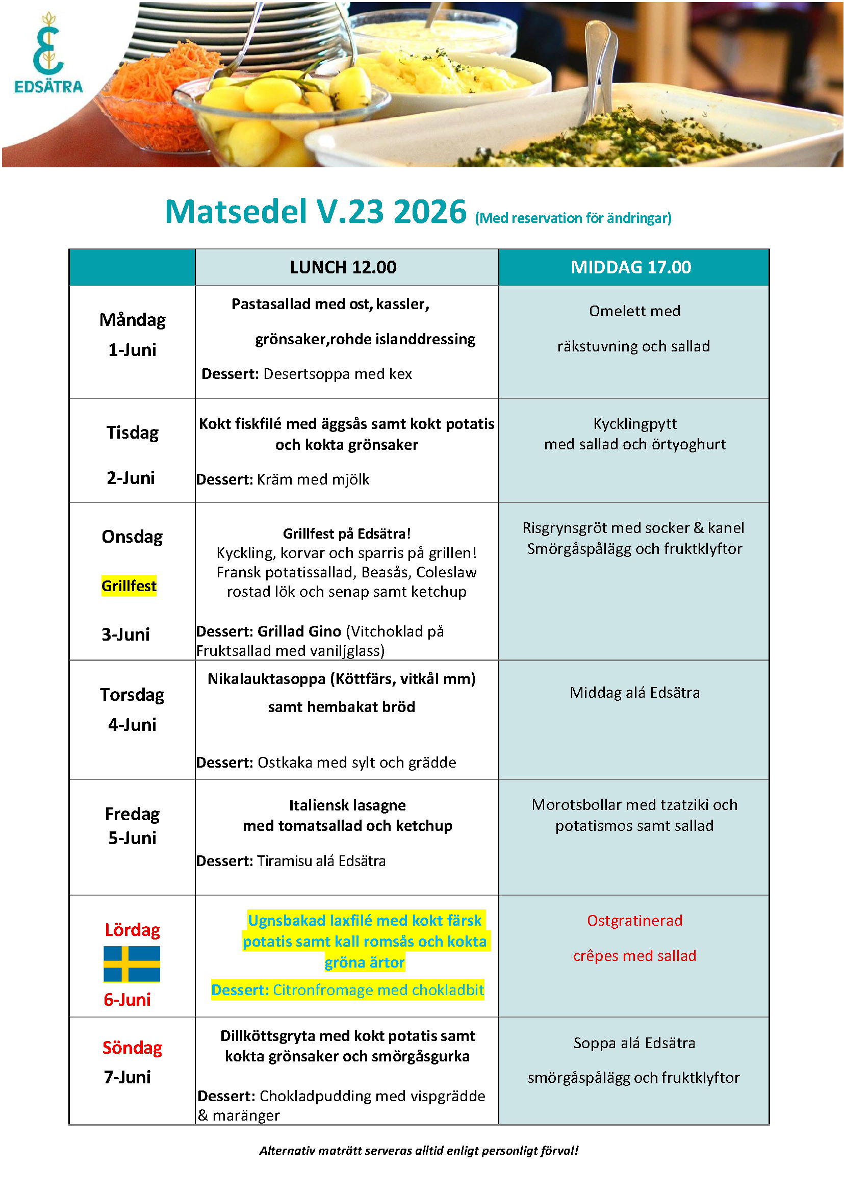 Matsedel v.23 2026 PNG