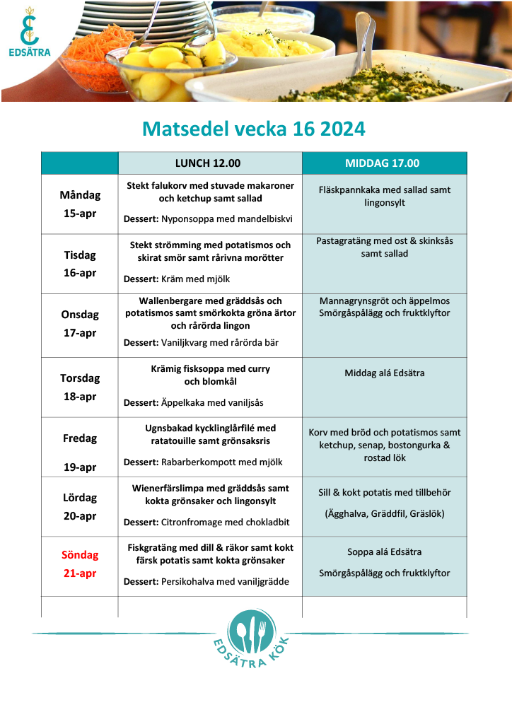 Matsedel v.16 2024 PNG